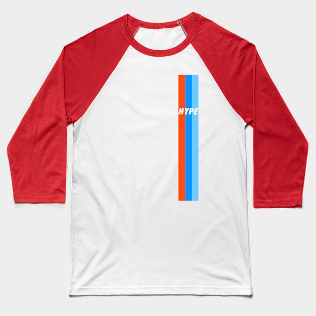 racing stripes hype Baseball T-Shirt by pholange